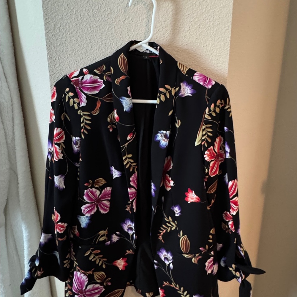 Express Multicolor Floral Jacket